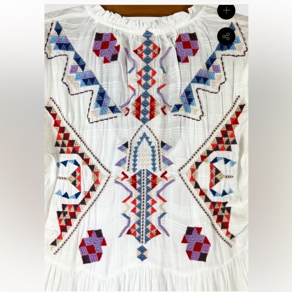 JOHNNY WAS
FLUTTER SLEEVE TIERED DRESS NWT - Picture 6 of 7